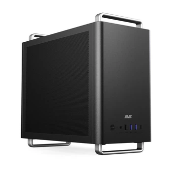 Корпус Mini-Tower без БЖ 2E Credo Mesh V300B-MH (mATX, 2xUSB3.0, 1х USB 2.0, 1x Type-C, 90мм, чорний)