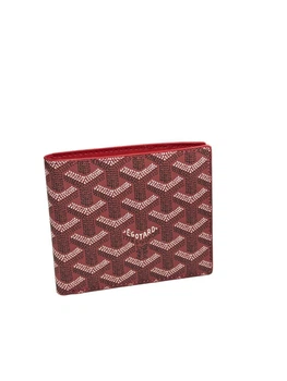 Гаманець Goyard гоярд червоного кольору