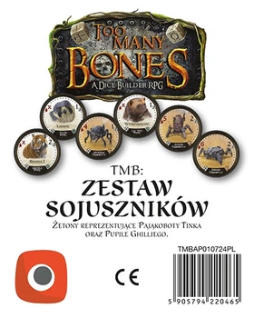 Доповнення до настільної гри Portal Games Too Many Bones: Набір союзників (версія польська)(5905794220465)