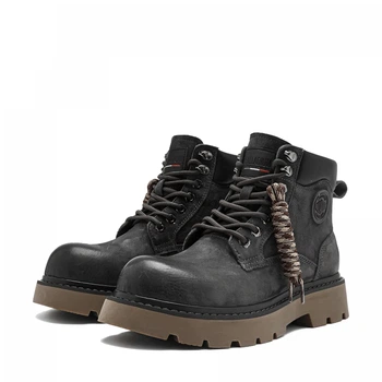 Чоловічі черевики Palladium Martin Boots Black/Gray 43 Сірий 74929-002-M
