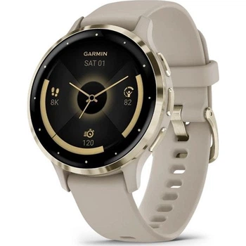 Смарт-часы Garmin Venu 3S Soft Gold S. Steel Bezel w.French Gray Case and S. Band (010-02785-02)