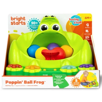 Музична іграшка Bright Starts Poppin' Ball Жабка 17159 (074451171596)