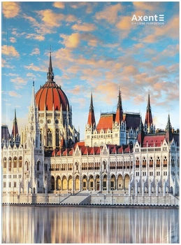 Книга записна Axent City Budapest А4 20.3 х 27.3 мм 96 аркушів в клітинку (8425-8-A)