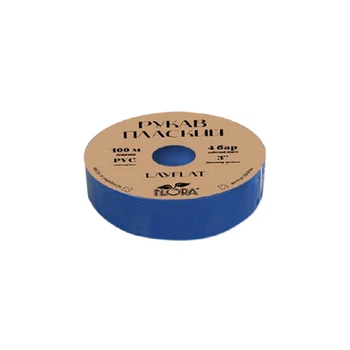Рукав плоский LayFlat PVC 3" 4бар 100м FLORA (5074184) 5065646