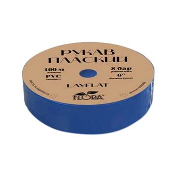 Рукав плоский LayFlat PVC 6" 8бар 100м FLORA (5074484) 5065647