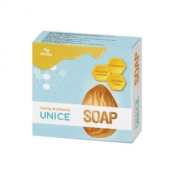 Натуральне мило Unice з медом та мигдалем, 100 г