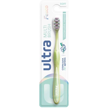 Зубна щітка Fesco Ultra Multi Brush Soft Салатова (4820204702113)