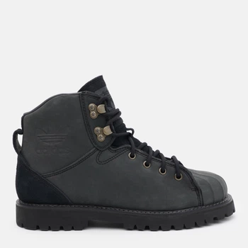 Женские демисезонные ботинки кожаные низкие Adidas Superstar Boot JQ3172 36.5 (4UK) 22.5 см Cblack/Cblack/Grefiv (4068801969700)