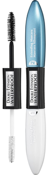 Tusz do rzęs L'Oreal Paris Double Extension Wodoodporny Czarny 12 ml (3600520290126)