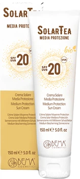 Солнцезащитный крем для тела Bema Cosmetici Solar Tea Medium Protection Sun Cream SPF 20 150 мл (8010047114730)