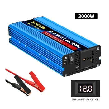 Інвертор перетворювач Tataliken 3000 Ват чистий синус 12V/220V