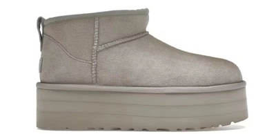 Жіночі угги UGG Classic Ultra Mini Platform Gray - 38р. (24.5см) сірі