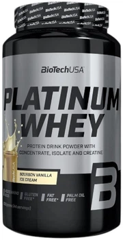 Сироватковий протеїн Biotech Platinum Whey порошок 1000 г Морозиво з бурбонської ванілі (5999076262618)