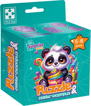 Пазл Vladi Toys Панда Surprise pack 180 деталей (VT8030-08)