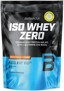 Сироватковий ізолят протеїну Biotech Iso Whey Zero порошок 454 г Солона карамель (5999076264117)