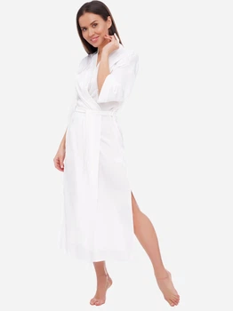 Халат женский большого размера Martelle Lingerie М-204 44 (XXL) Молочный (MAR204036S)