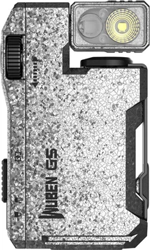 Ліхтар Wuben G5, 400 лм, 82 м, 65 год, RGB на 7 кольорів, магніт, 450 мА·г, EDC, ультракомпактний Сріблястий (6971196512711)