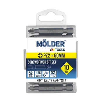 Набор бит Molder PZ2x50мм 10шт MT7125010