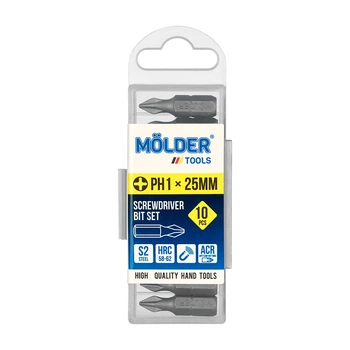 Набор бит Molder PH1x25мм 10шт MT7012510