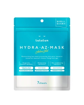 LULULUN Face Mask Hydra AZ заспокійлива маска з азелаїновою кислотою та пробіотиками, 7 шт