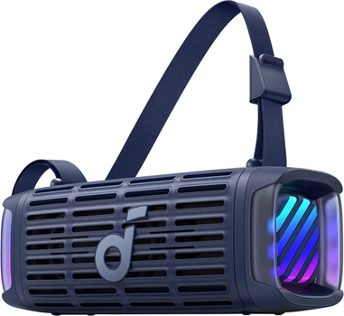 Портативная колонка Anker SoundCore Boom 3i, Blue, 50W, 16H, BassUp, IP68, TWS, PartyCast, Bluetooth 5.3