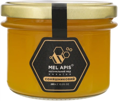 Мед натуральний Mel Apis Соняшниковий 285 г (0.285 кг) (4820223530209)