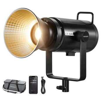Мощный двухцветный студийный видеосвет NEEWER CB300B 320 Вт Bi-Color LED Video Light (2700-6500K, APP контроль, поддержка 2,4G)