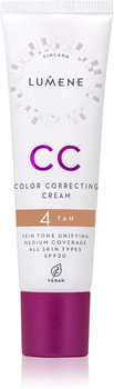 Тональний крем LUMENE CC CREAM SPF 20 - 4 Tan 30 мл