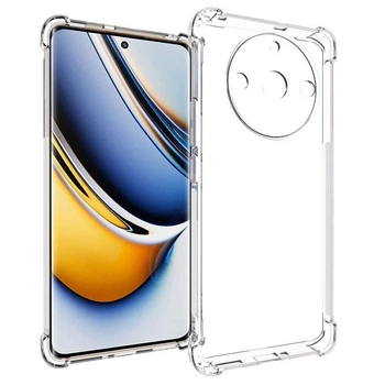 Чехол Fiji Proof для Realme 11 Pro / 11 Pro Plus прозрачный бампер с усиленными бортами Transparent