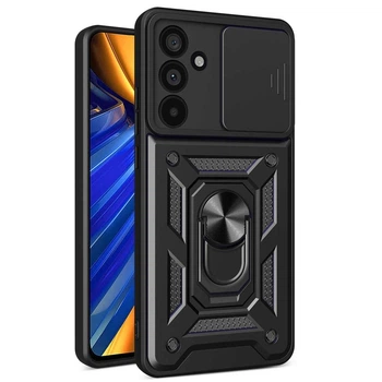Чохол Fiji Camera Defence для Samsung Galaxy A17 (A176) бампер із захистом камери та підставкою Black