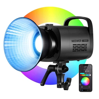 Профессиональный студийный видеосвет NEEWER CB100C 130 Вт RGB LED Light (2700-6500K, RGB, APP контроль, 2,4G)