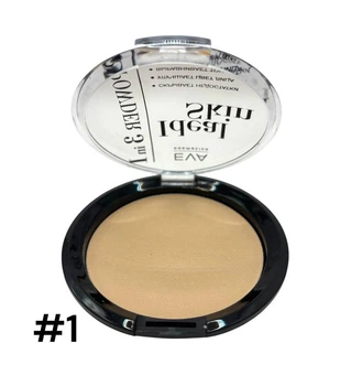 Пудра Eva Cosmetics IDEAL SKIN 3 в 1 lignt biege № 01 0324