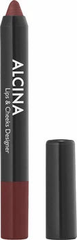 Помада-рум'яна ALCINA LIPS & CHEEKS DESIGNER BROWN