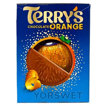Цукерки апельсин з молочного шоколаду Terry's Chocolate Orange з апельсиновою олією 145 г (0383)