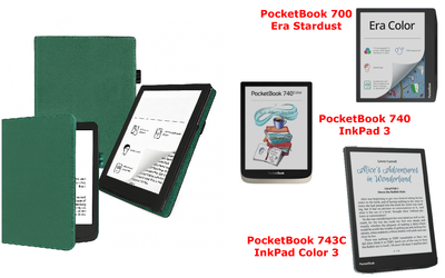Чехол CRAYTON для PocketBook 700, 740, 743 – стиль, защита, цвет Green