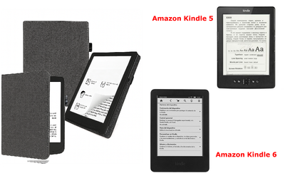 Чохол CRAYTON для Amazon Kindle 5, Amazon Kindle 6 — стиль, захист, колір Gray