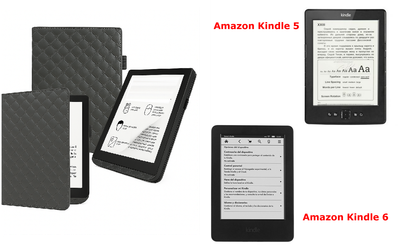 Чохол CRAYTON для Amazon Kindle 5, Amazon Kindle 6 — стиль, захист, колір Karos Gray