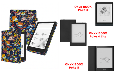 Чехол CRAYTON для Onyx BOOX Poke 3, Poke 4 Lite, Poke 5 – стиль, защита, цвет Kosmos