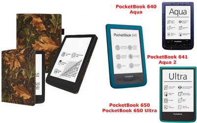 Чехол CRAYTON для PocketBook 640, 641, 650, 650 Ultra – стиль, защита, цвет Klen