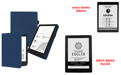 Чехол CRAYTON для onyx books edison, Euclid – стиль, защита, цвет Blue TM