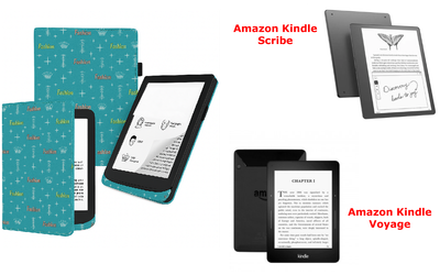 Чехол CRAYTON для Amazon Kindle Scribe, Voyage – стиль, защита, цвет Feshn-Bue