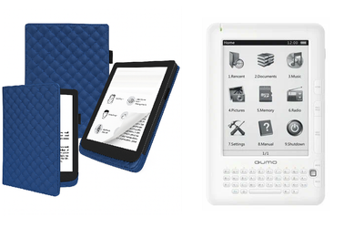 Чехол CRAYTON для Qumo Libro II HD – стиль, защита, цвет Karos Blue
