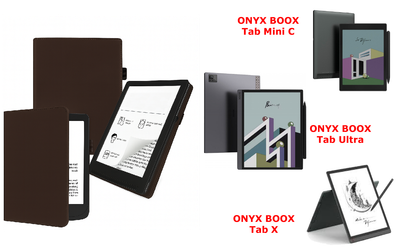 Чехол CRAYTON для ONYX BOOX Tab Mini C, Tab Ultra, Tab X – стиль, защита, цвет Braun