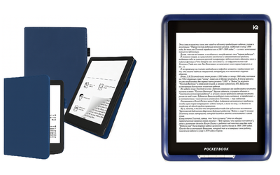 Чехол CRAYTON для PocketBook IQ701 – стиль, защита, цвет Blue TM