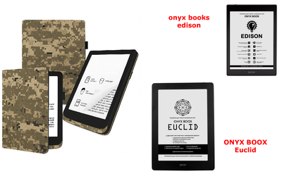 Чехол CRAYTON для onyx books edison, Euclid – стиль, защита, цвет Pixel M14