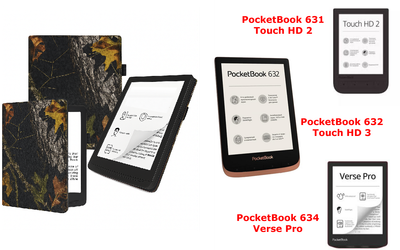 Чехол CRAYTON для PocketBook 631, 632, 634 – стиль, защита, цвет Dybok