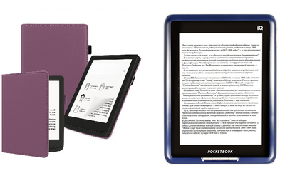 Чехол CRAYTON для PocketBook IQ701 – стиль, защита, цвет Purple