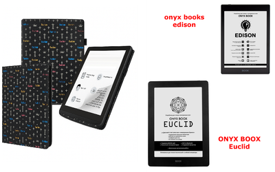 Чехол CRAYTON для onyx books edison, Euclid – стиль, защита, цвет Fashn-Black