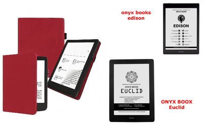 Чехол CRAYTON для onyx books edison, Euclid – стиль, защита, цвет Bordo
