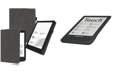 Чехол CRAYTON для PocketBook Touch Lux 623 – стиль, защита, цвет Gray